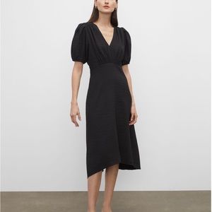 Club Monaco av Neck Puff Sleeve Dress